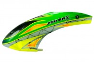 Airbrush Fiberglass Green Arrow Canopy - BLADE 200 SRX